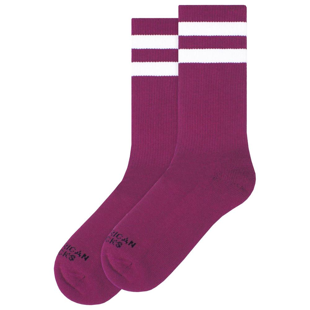 American Socks - The Classics Mid High Plum - Socken