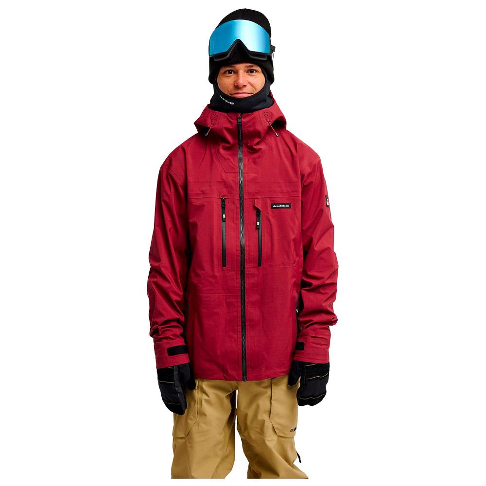 Quiksilver - Highline Pro 3 Layers Oxblood Red - L - Ski Jacket