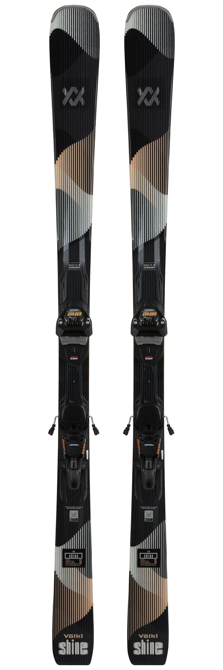 Volkl - Pack Ski Shine 78 Lowride - 149 + Lowride 11 Tcx Black Anthracite Orange - Ski - Größe 149 - Schwarz - Damen - Glisshop.de