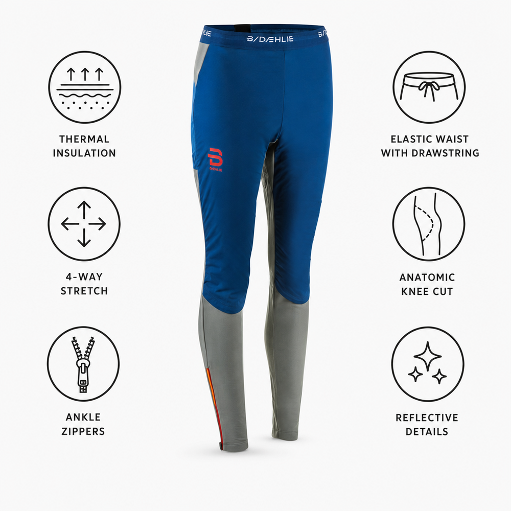 Bjorn Daehlie - Determend Wmn Norwegian Flag - XS - Nordic trousers