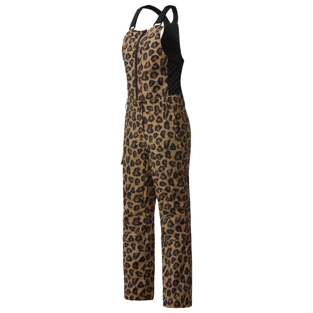 Picture - Brita Bib Wild Spot Print - L - Technical pants