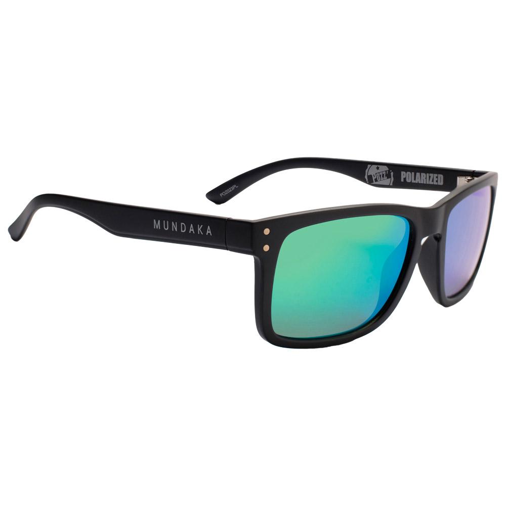 Mundaka Optic - Pozz' Black Green Cx Polarized Green Revo - Sunglasses