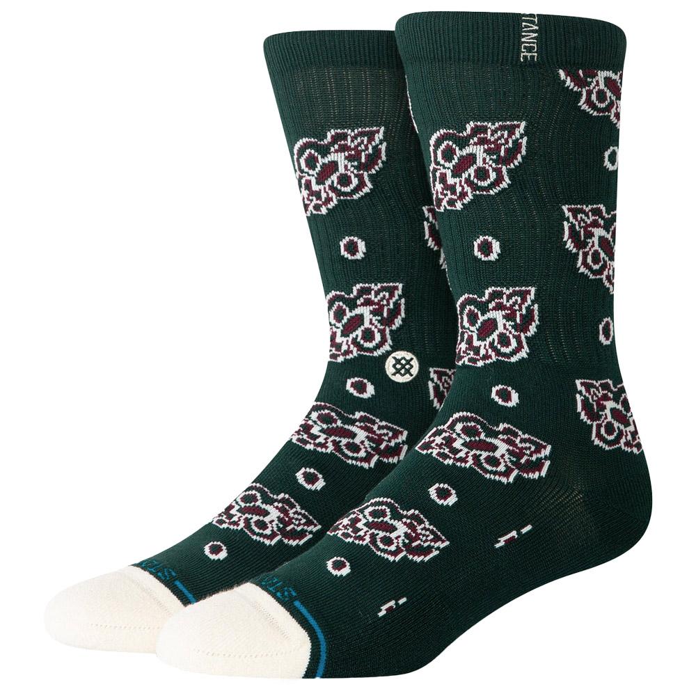 Stance - Crew Sock II Pine Brocade Crew Pine - L - Socks
