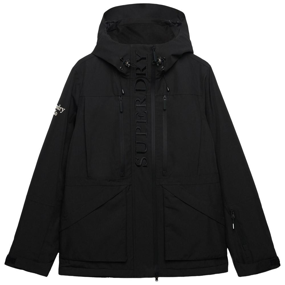 Superdry - Ultimate Freestyle Ski Black - L - Ski Jacket