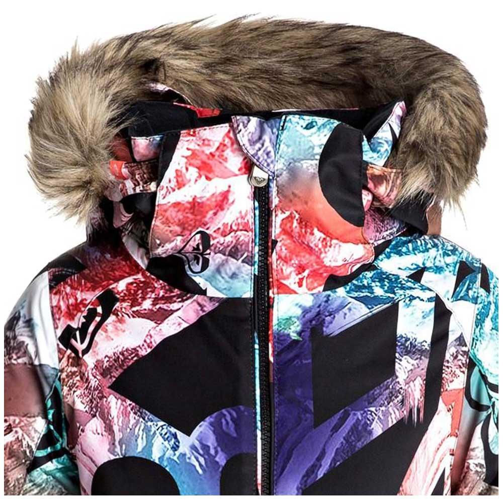 Chaqueta esqui Roxy Jet Ski Girl True Black Mountain Typo Chaqueta esqui Roxy Jet Ski Girl True Black Mountain Typo