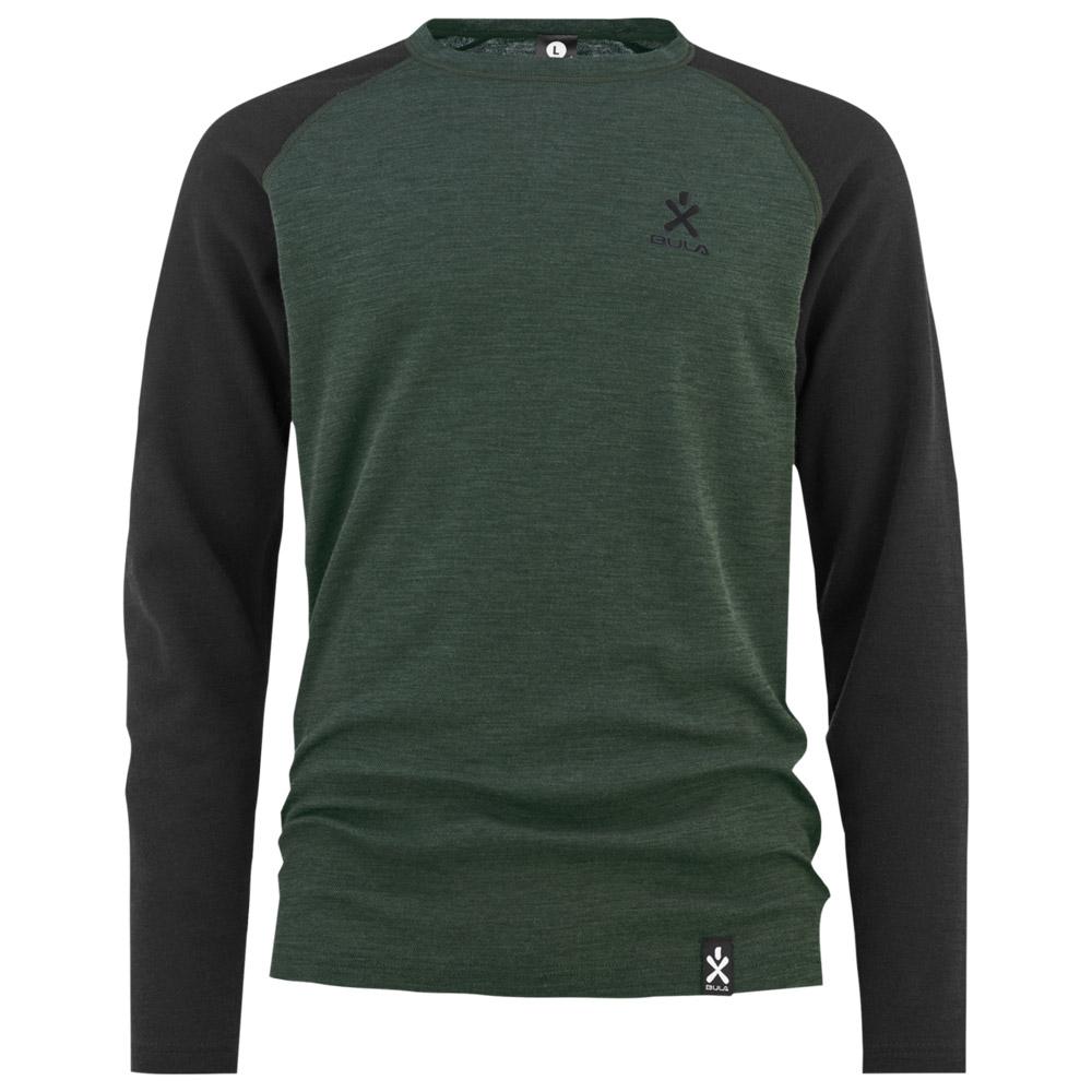 Bula - Norm Merino Wool Crew Black - L - Technical underwear