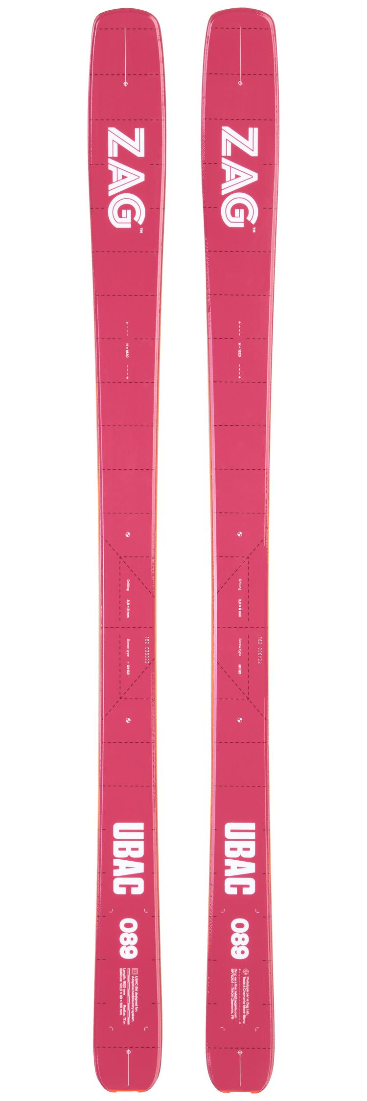 Zag - Touring ski set Ubac 89 L + bindings - Touring skis