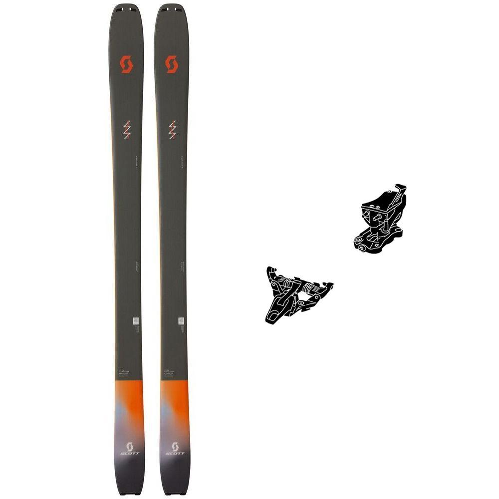 Scott - Touring ski set Explorair 95 + bindings - Touring skis