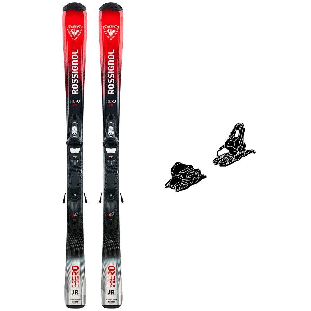 Rossignol - Pack Ski Hero Jr Kidx - 140 + Kid 4 Gw B76 Black - Ski