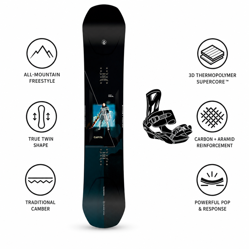 Capita - Super D.O.A - 155W - Snowboard