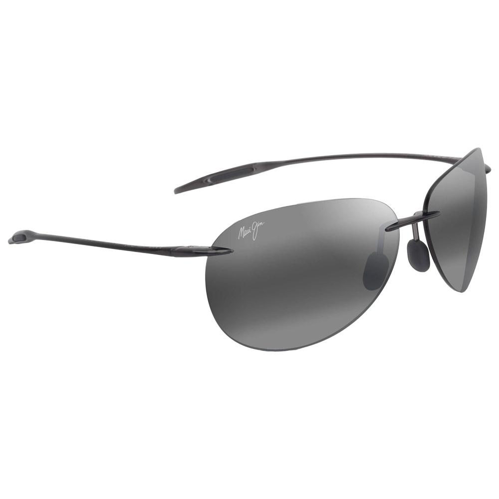 Maui Jim - Sugar Beach Shiny Transparent Light Grey Neutral Grey MauiPure - Sonnenbrille - Grau - Glisshop.de