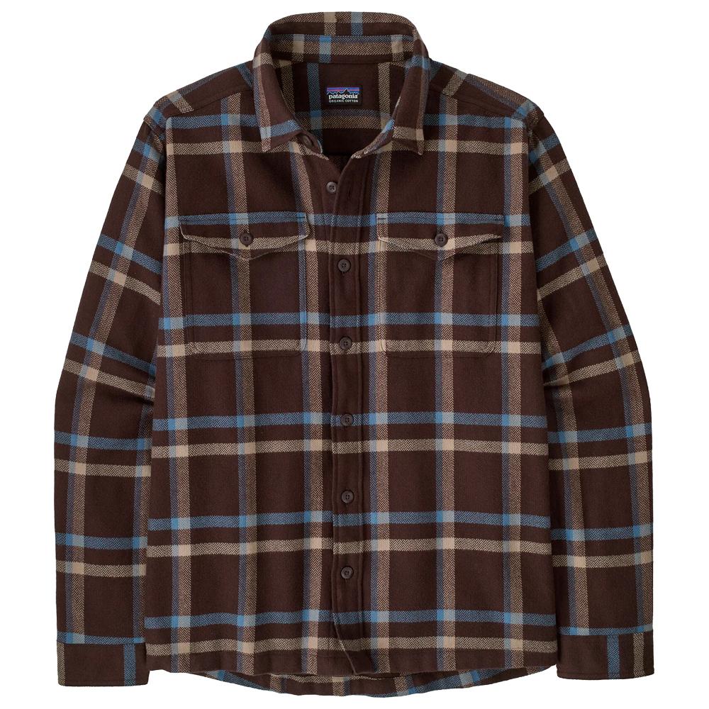Patagonia - Fjord Flannel Crossing Den Brown - L - Hemd