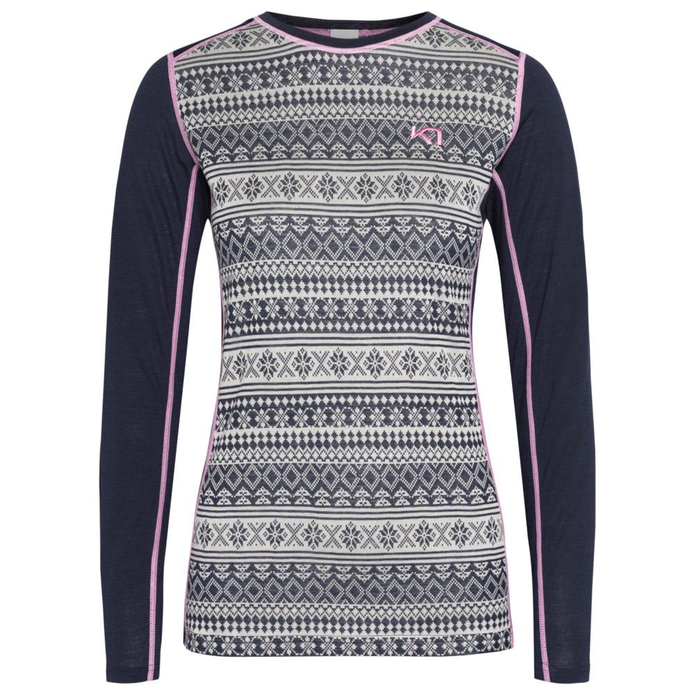 Kari Traa - Mina Long Sleeve Dark Navy Blue - S - Technical underwear