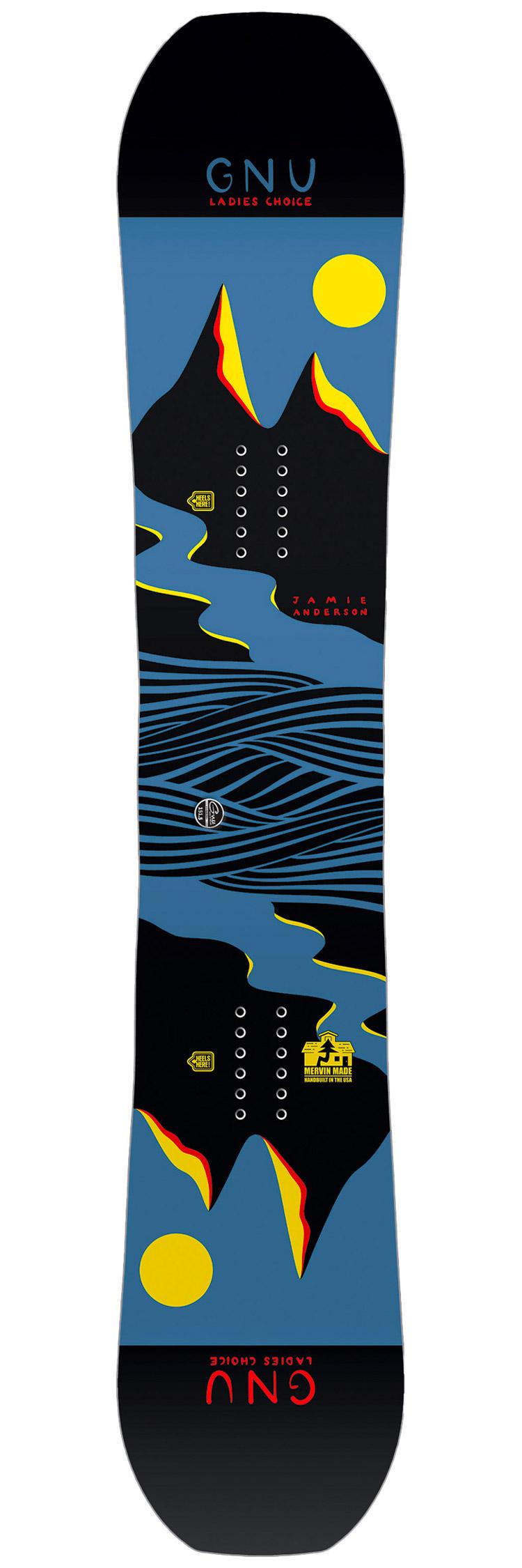 Gnu - Pack Snowboard Ladies Choice - 142.5 + Queen - Snowboard