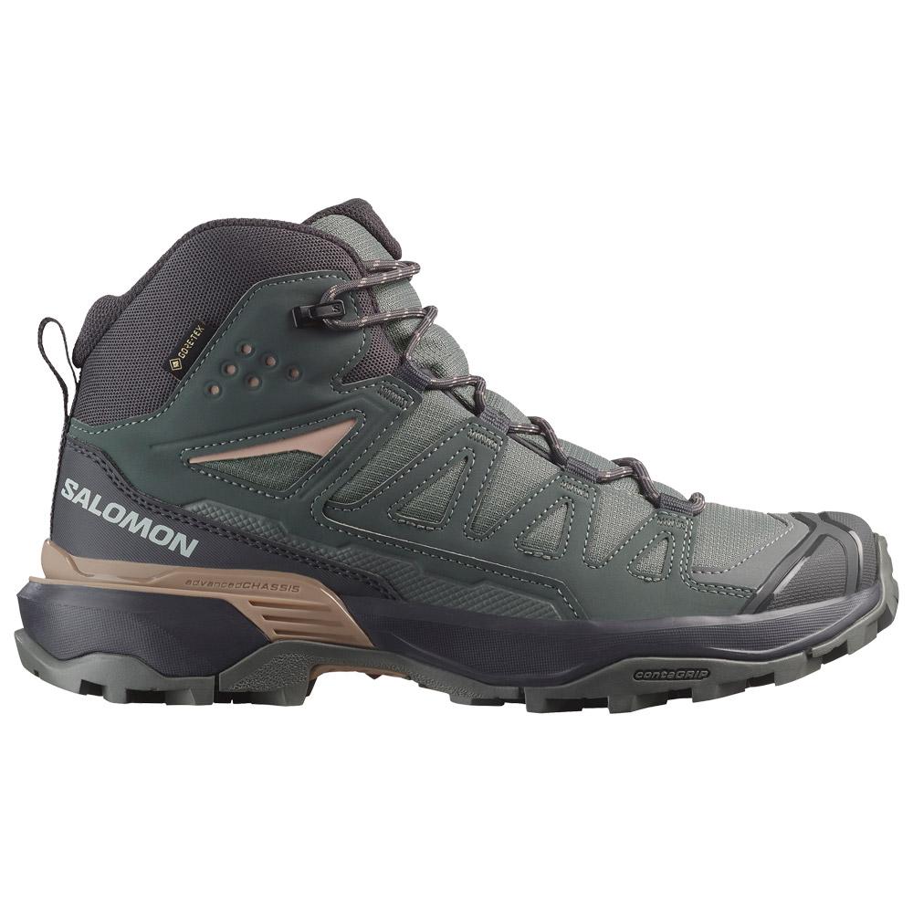 Salomon - X Ultra 360 Mid Gore-Tex W Sedona Sage Urban Chic Etherea - 5 - Fast Hiking shoes