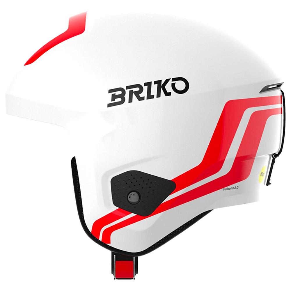 Briko - Vulcano 2.0 Mips Shiny White Monza Red - L - Helmet
