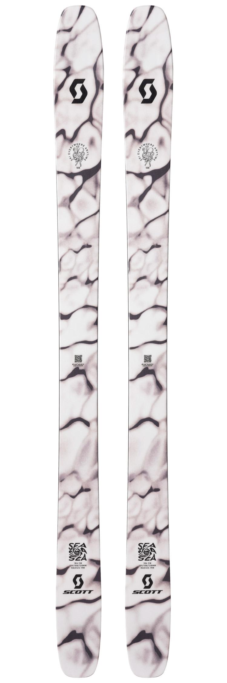 Scott - Alpine ski set Sea 108 + bindings - Ski