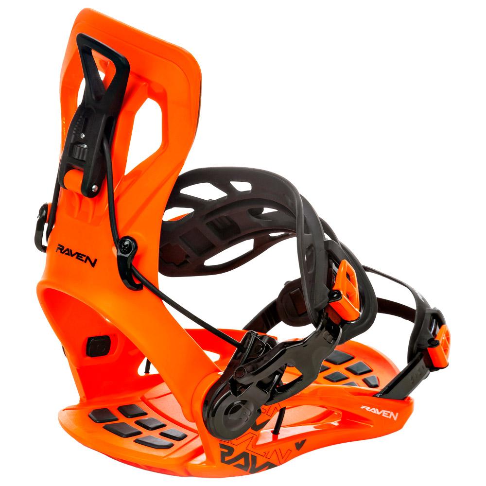 Raven - FT360 Black / Orange - XL - Snowboard binding