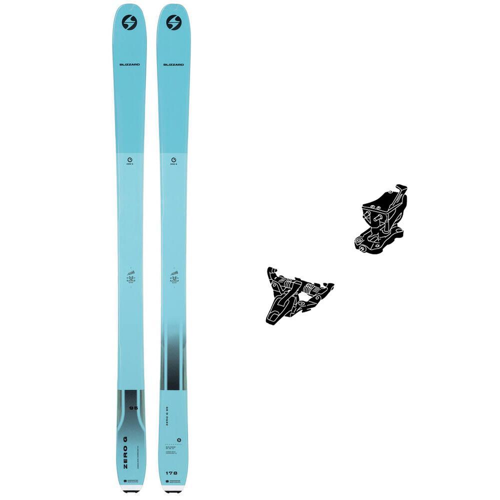 2024年のクリスマスの特別な衣装 Blizzard Touring skis Zero G 095 Light Blue - Winter 2022 | Glisshop スキー