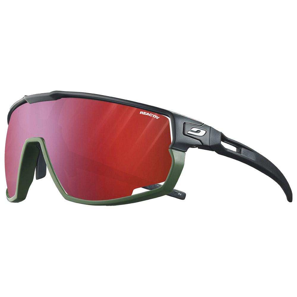 Julbo - Rush Mat Noir Kaki Reactiv 0-3 High Contrast - Sunglasses