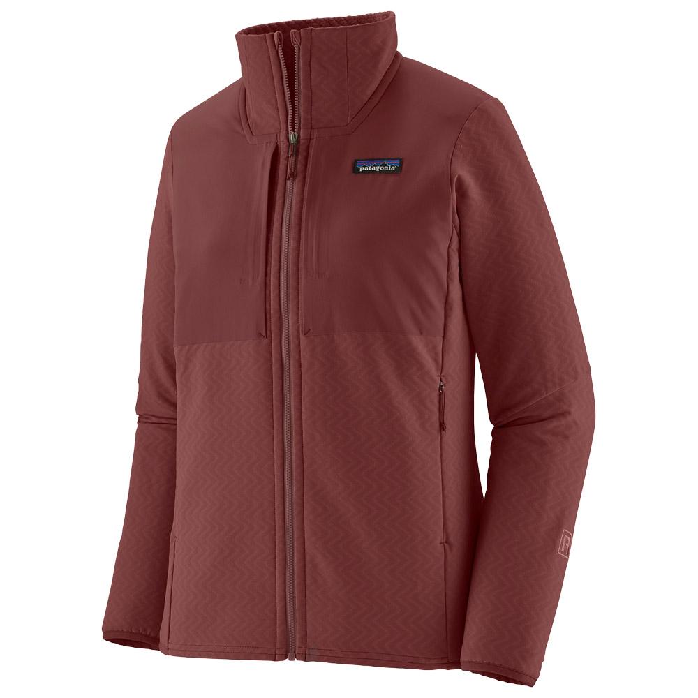 Patagonia - W's R2 Crossstrata Jkt Dark Ruby - L - Fleece - Größe L - Dark Ruby - Damen - Glisshop.de