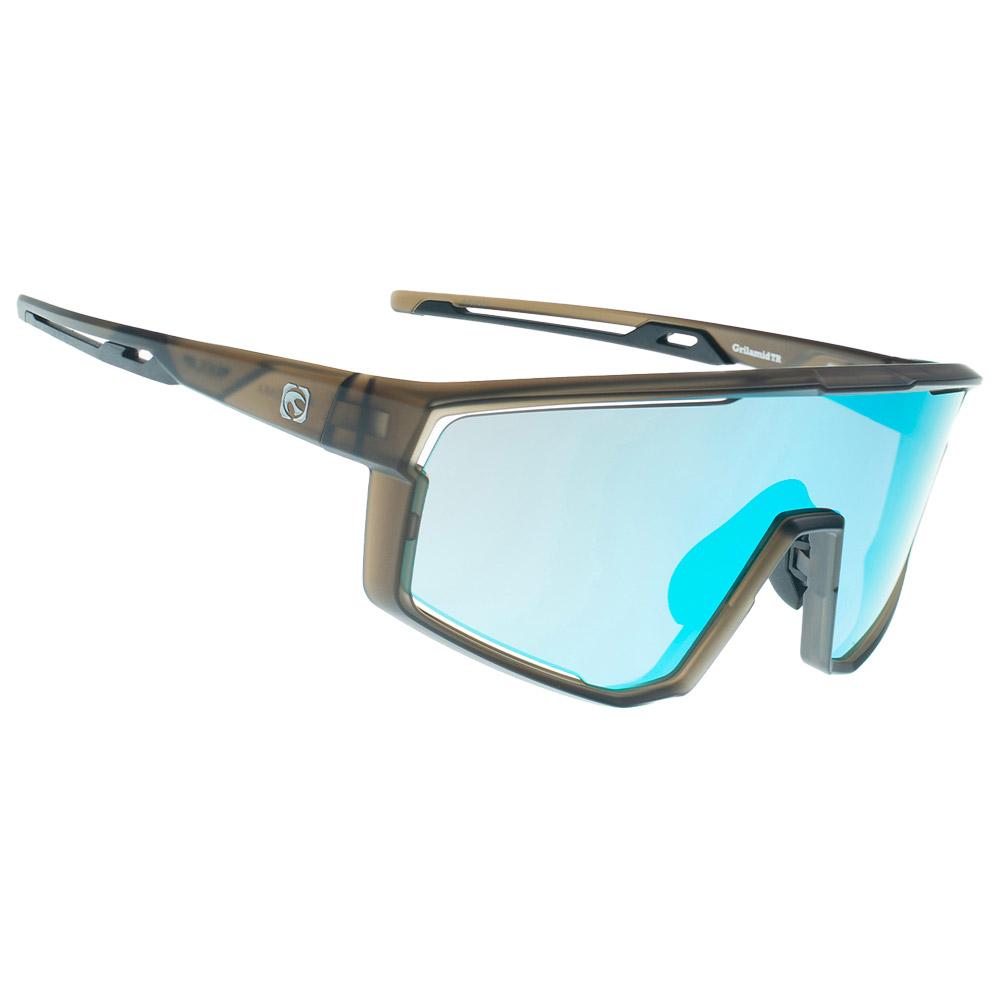 Mundaka Optic - Akila Matte Crystal Smoke Cx Full Blue White Revo - Sonnenbrille - Weiß - Glisshop.de