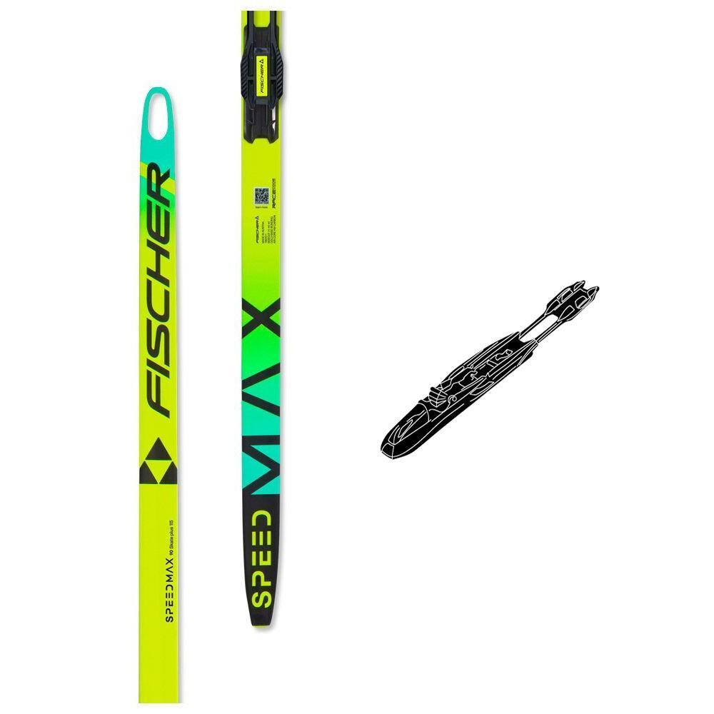 Fischer - Pack Nordic Ski Speedmax 90 Skate Plus 115 Stiff - 176 + World Cup Skate IFP - Nordic Ski