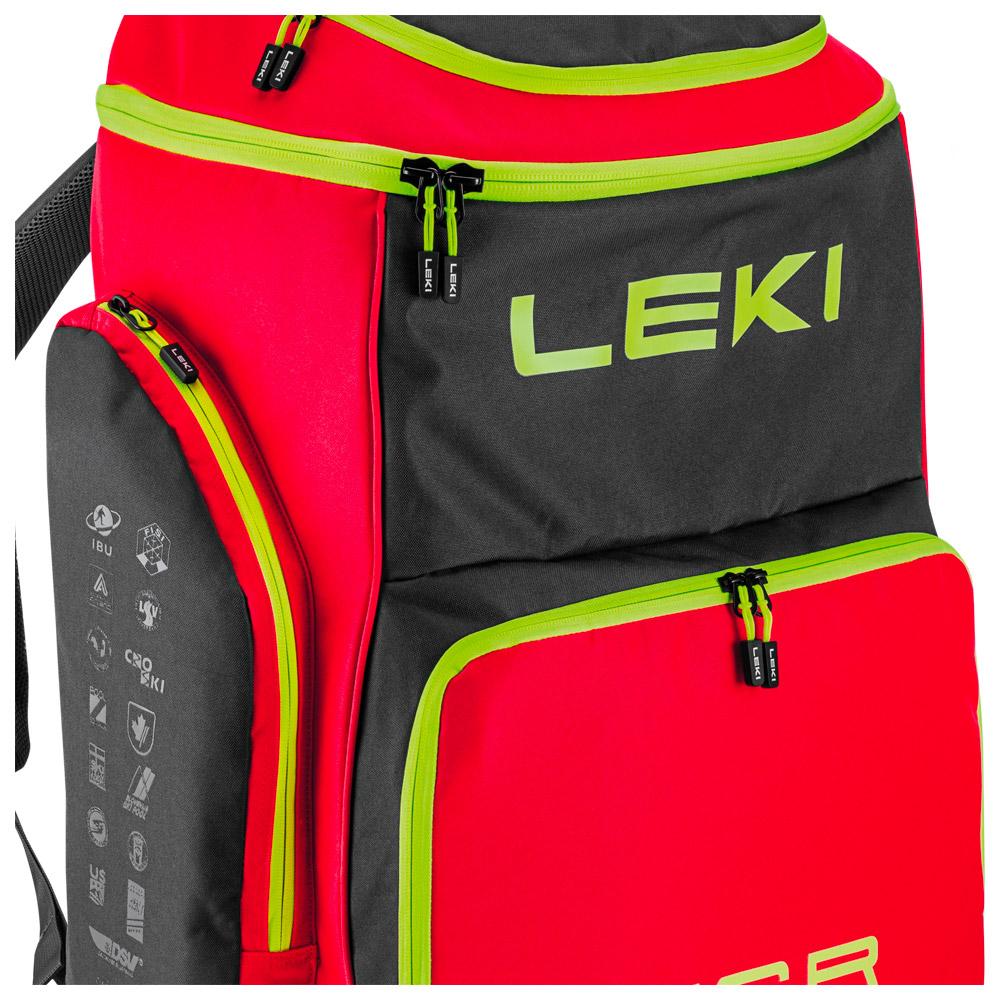 Leki Boot bag Skiboot Bag Wcr 85L Bright Red Black Neon