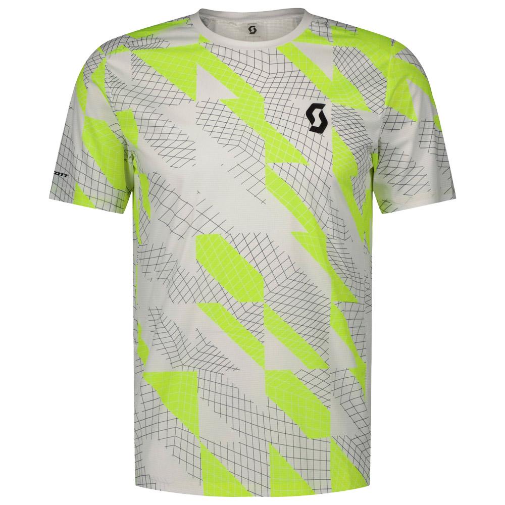 Scott - Tee M's Rc Run Short Sleeve White Black - XL - Trail tee-shirt