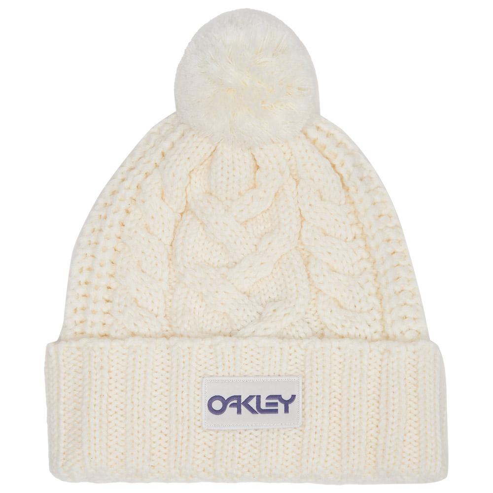 Oakley - Harper Pom Beanie Arctic White - Mütze - Weiß - Glisshop.de