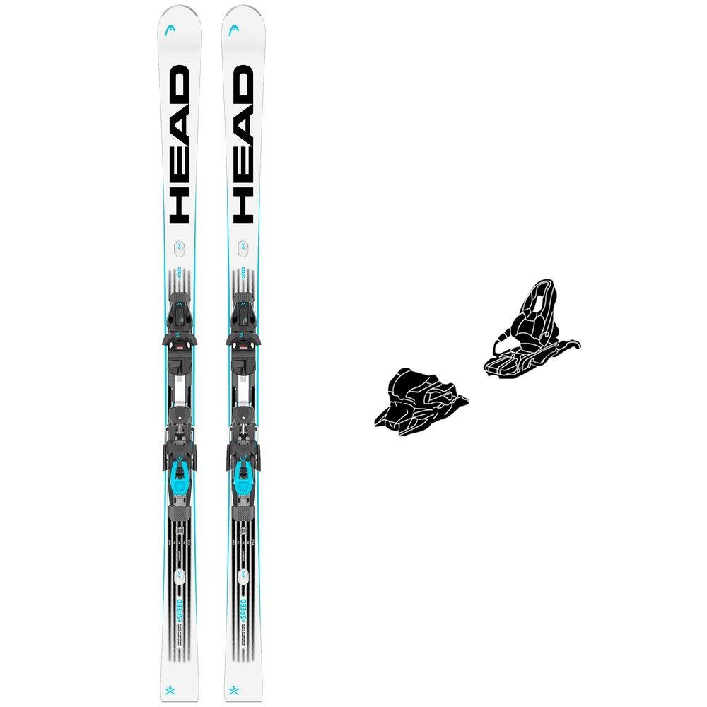 Head - Pack Ski Wc Rebels E-Speed - 170 + Freeflex 14 Gw Br.85 Matt Black Speed Blue - Ski