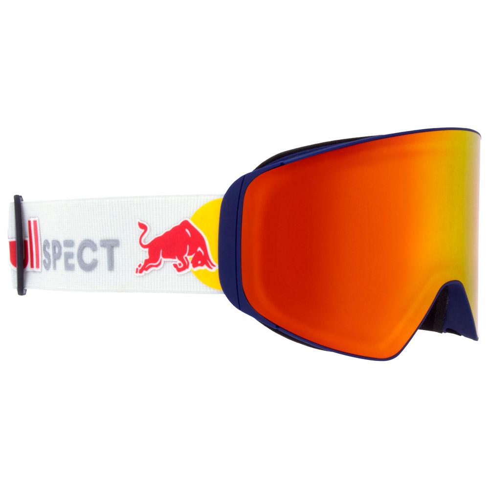 Red Bull Spect - Jam Matt Blue White Brown Red Mirror + Cloudy Snow - Goggles