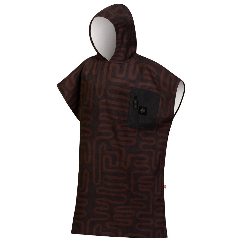 After Essentials - Tech Pocket Series Poncho Black Snake - Changing Robe