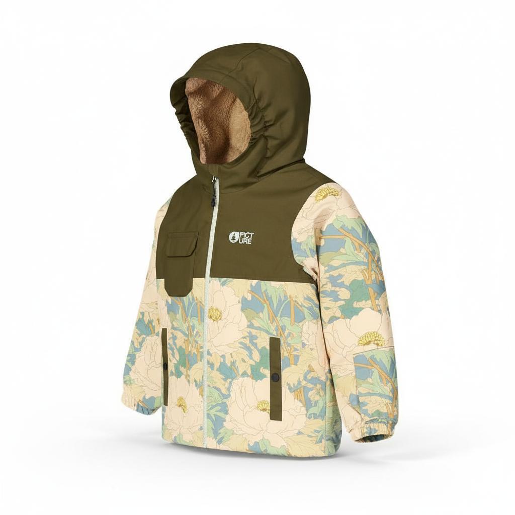Picture - Snowy Printed Toddler Timeless Flower Print - 3 - Ski Jacket