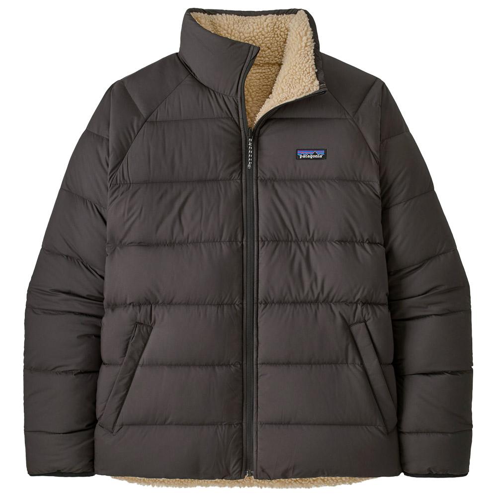 Patagonia - M's Reversible Silent Down Jacket Black - L - Down jackets