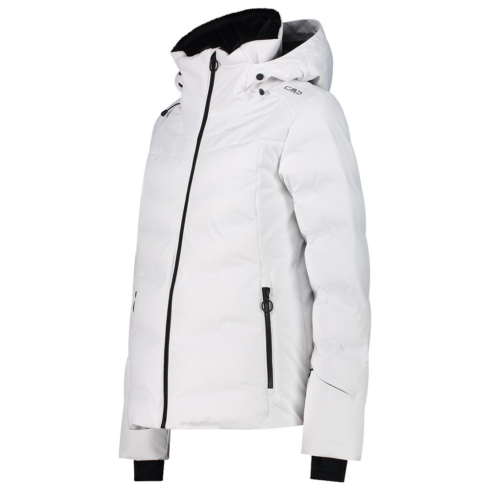 CMP Ski Jacket Woman Jacket Fix Hood Bianco - Winter 2024 | Glisshop