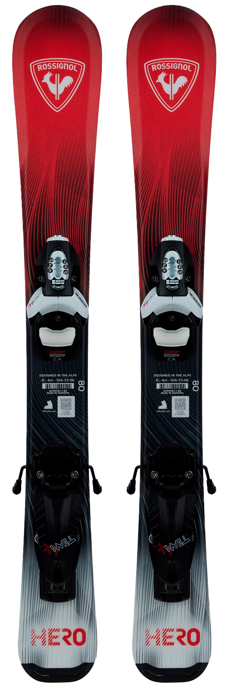 Rossignol - Pack Ski Hero Kid - 70 + Team 4 Gw B76 Black - Ski