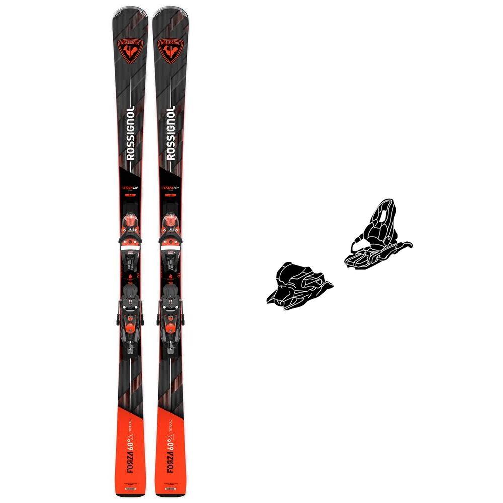 Rossignol - Pack Ski Forza 60° Ti Konect - 171 + Nx 12 Konect Gw B80 Black Hot Red - Ski