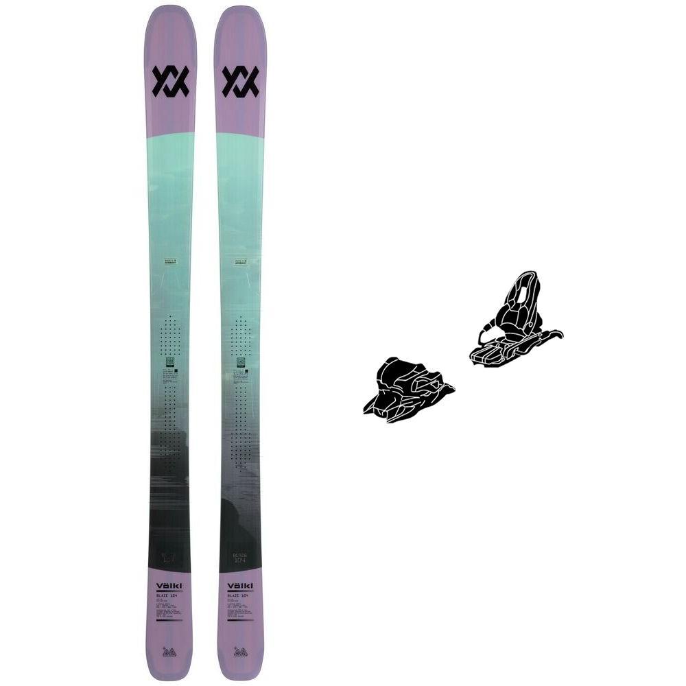 Volkl - Touring ski set Blaze 104 Purple + + bindings - Ski