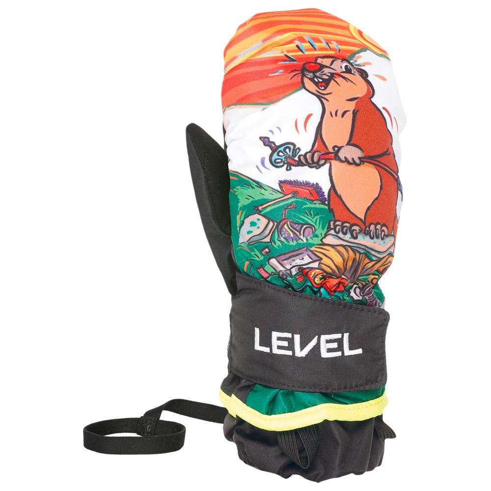 Level - Animal Mitt Pk Brun - 1 - Fäustling - Größe 1 - Pk Brun - Glisshop.de