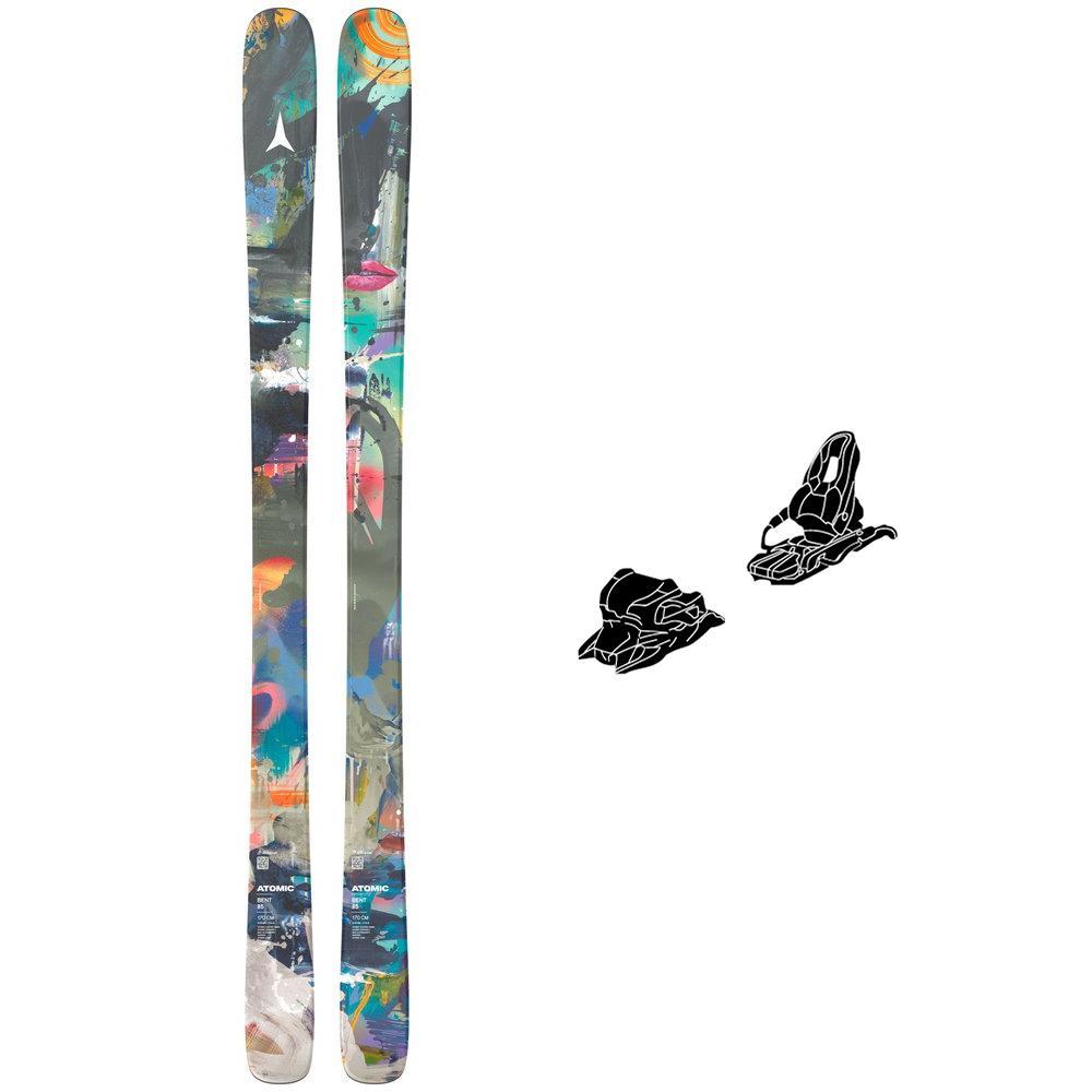 Atomic - Alpine ski set Bent 85 + bindings - Ski