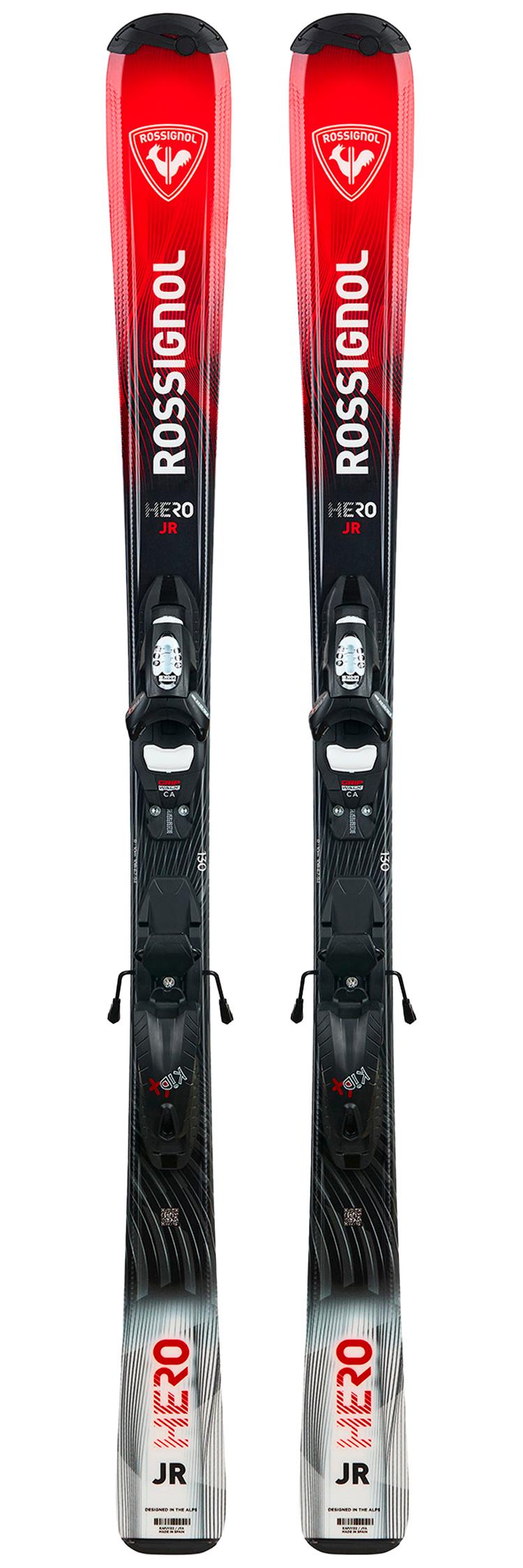 Rossignol - Pack Ski Hero Jr Kidx - 130 + Kid 4 Gw B76 Black - Ski
