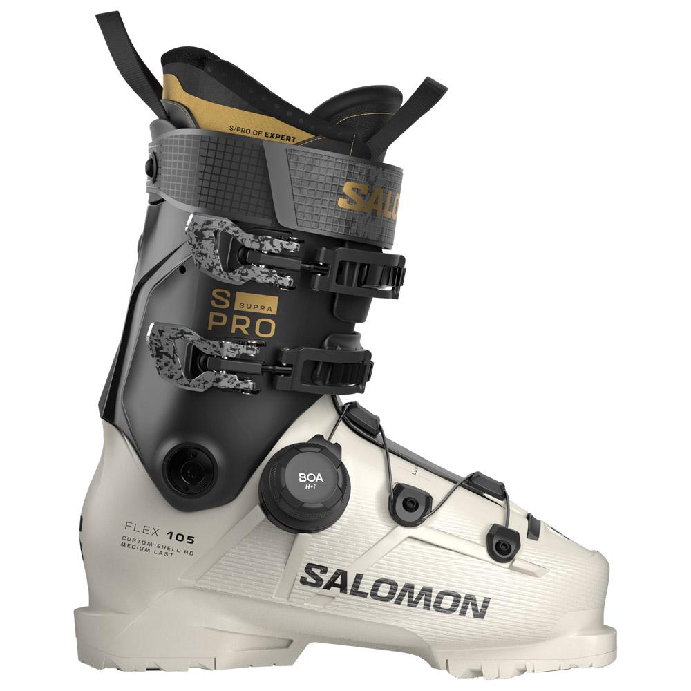 Salomon - S/Pro Supra S Boa 105 W Gray Aurora Black Gold Met. - 23-23.5 - Ski boots