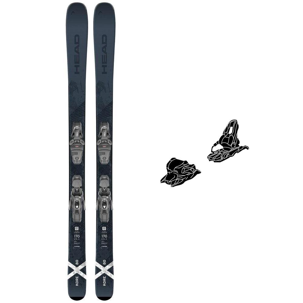 Head - Pack Ski Kore X 80 Lyt-Pr - 156 + Prw 11 Gw Br.85 Solid Black - Ski