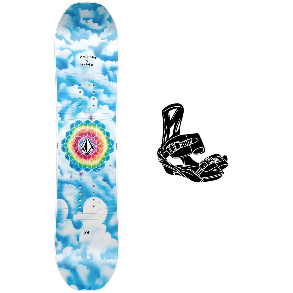 Nitro - Snowboard set Ripper Kids X Volcom + bindings - Snowboard