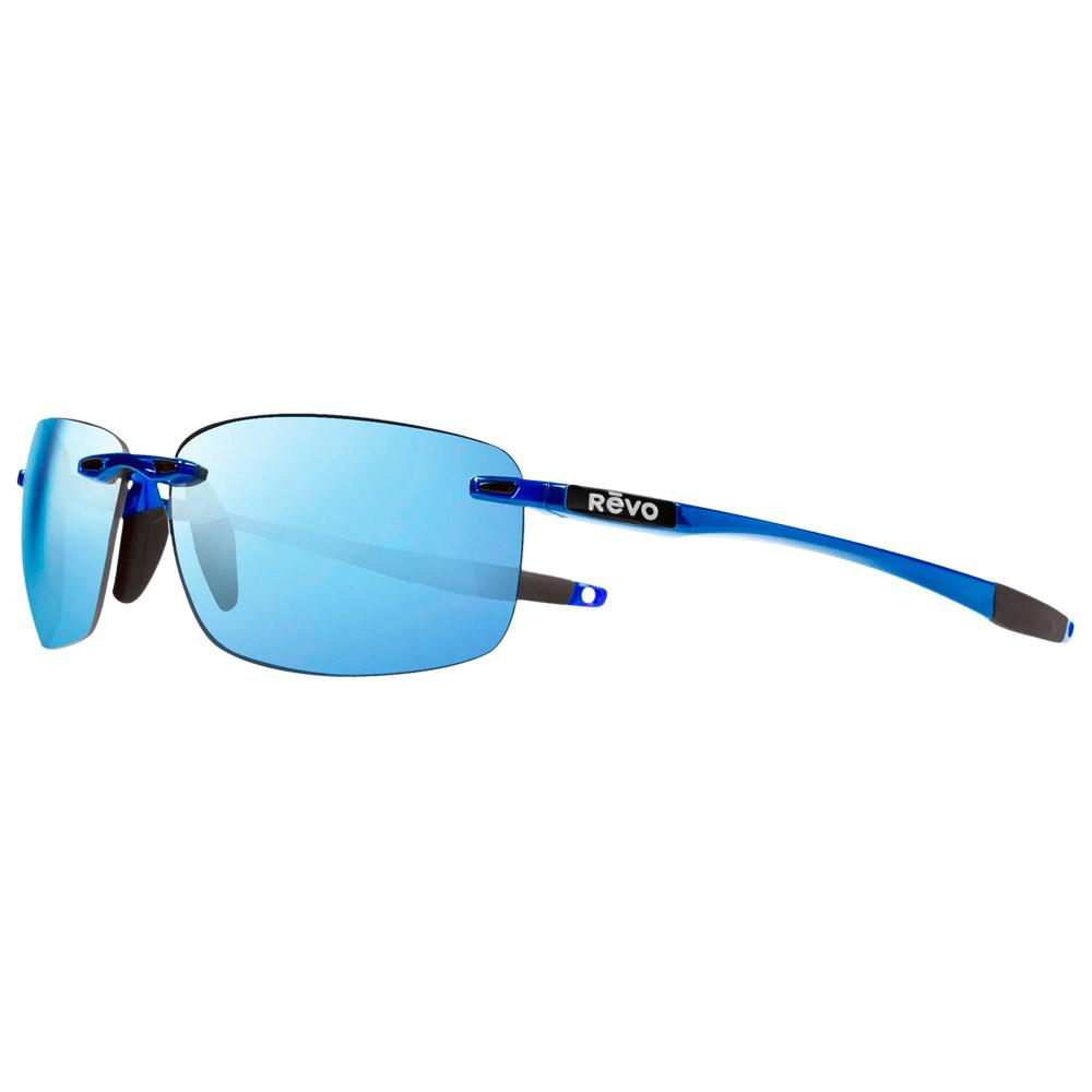 Revo - Descend N Crystal Blue Serilium+ Blue Water Polarized - Sunglasses