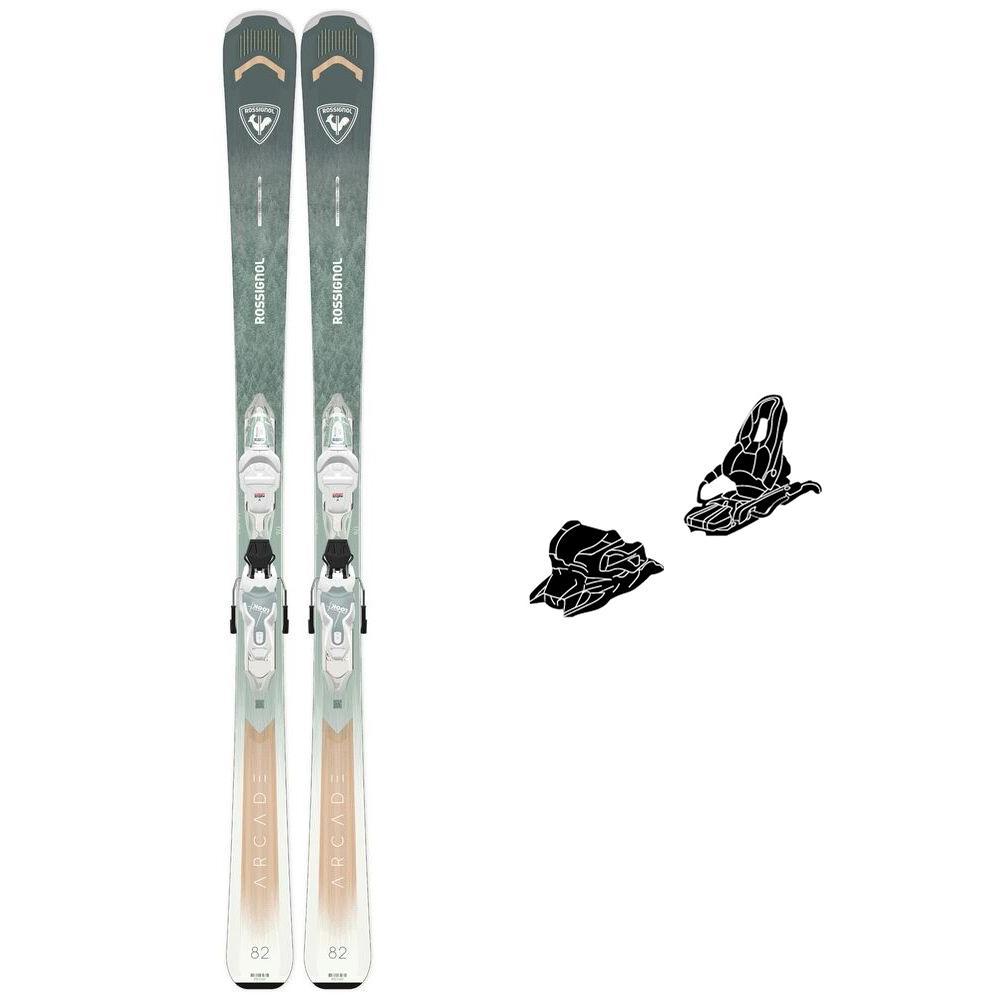 Rossignol - Pack Ski Arcade W 82 Xpress - 144 + Xpress W 11 Gw B83 White Almon - Ski