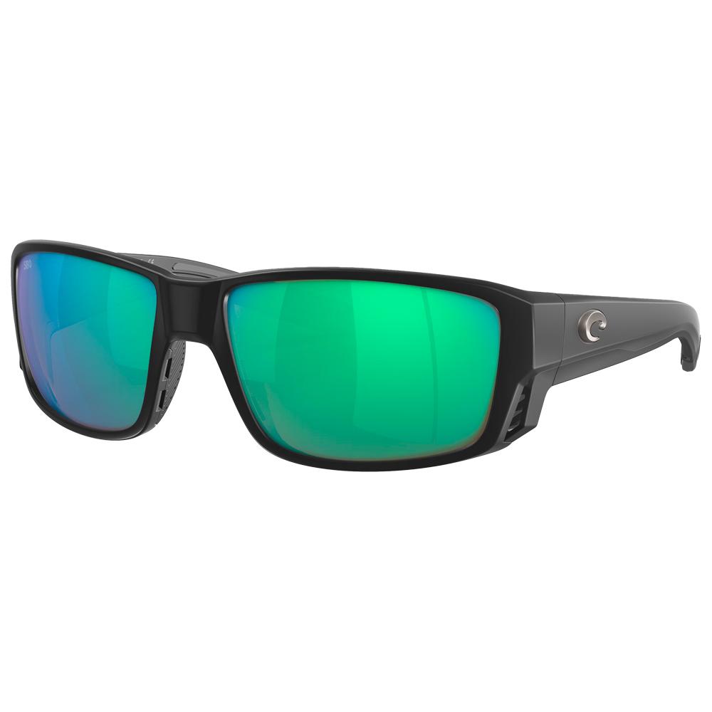 Costa Del Mar - Tuna Alley Pro Matte Black Green Mirror Polarized - Sunglasses