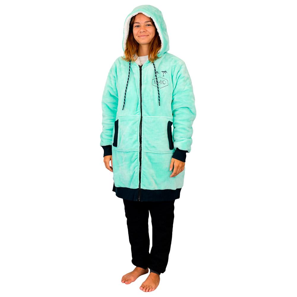 All-In - Plaid Vest Turquoise - Xs-M - Poncho - Größe Xs-M - Turquoise - Glisshop.de