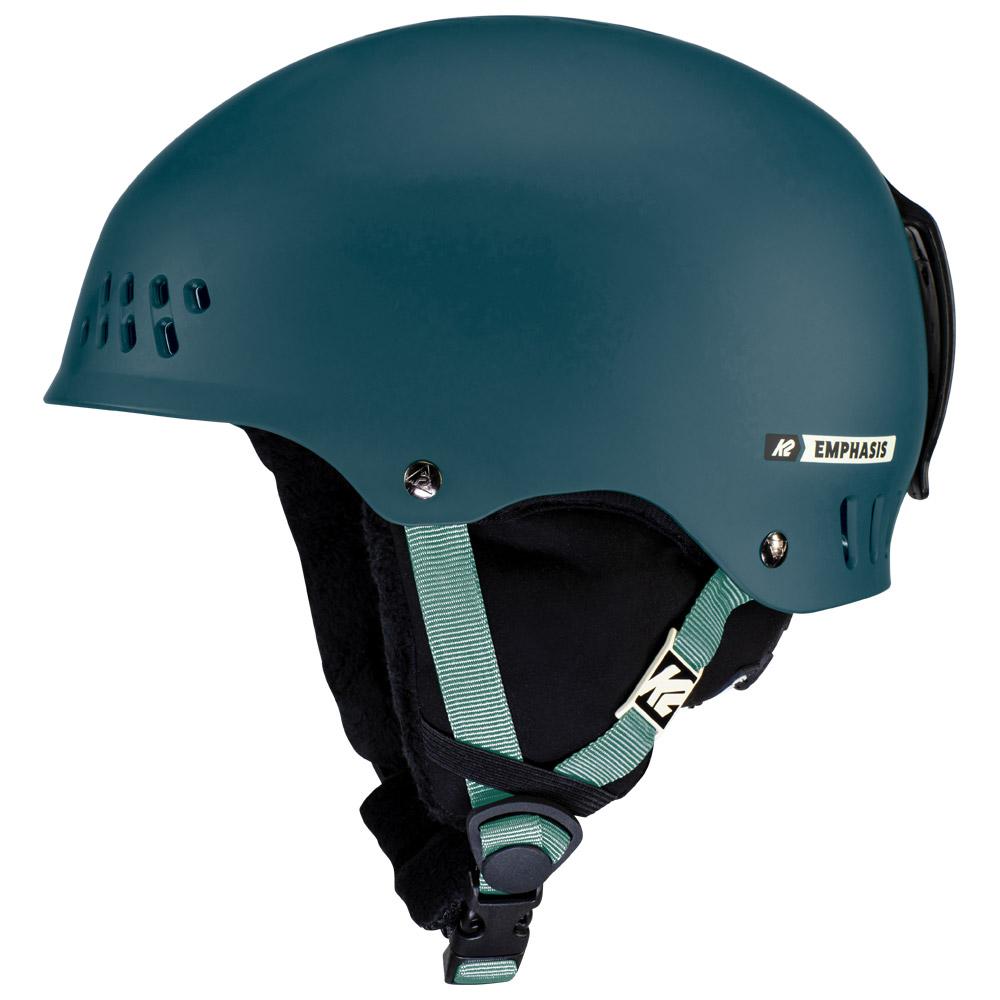 K2 - Emphasis Pearl Dark Teal - S - Helm - Größe S - Grün - Damen - Glisshop.de